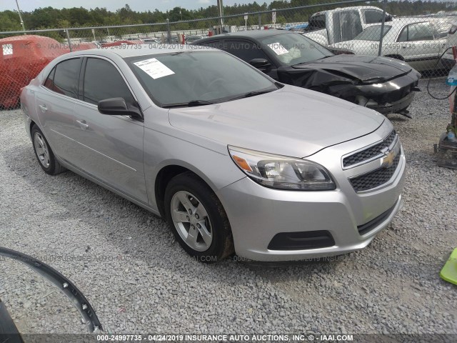 1G11B5SA1DF128079 - 2013 CHEVROLET MALIBU LS SILVER photo 1