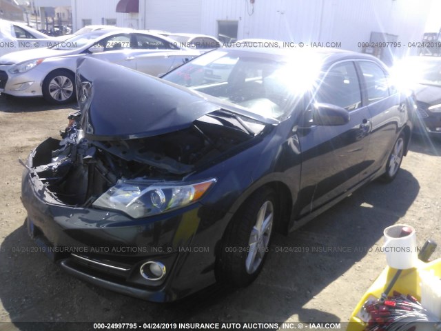 4T1BF1FK8DU281335 - 2013 TOYOTA CAMRY L/SE/LE/XLE 蓝色 照片 2