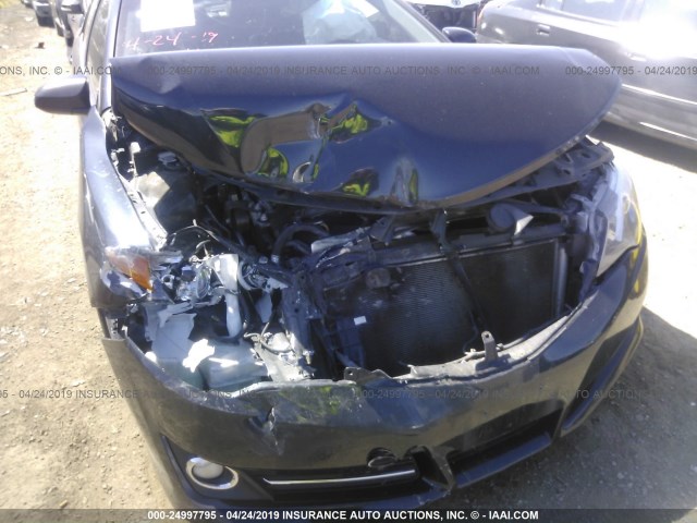 4T1BF1FK8DU281335 - 2013 TOYOTA CAMRY L/SE/LE/XLE 蓝色 照片 6