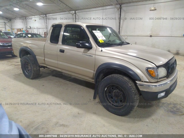 5TEWM72N24Z408411 - 2004 TOYOTA TACOMA XTRACAB GOLD photo 1