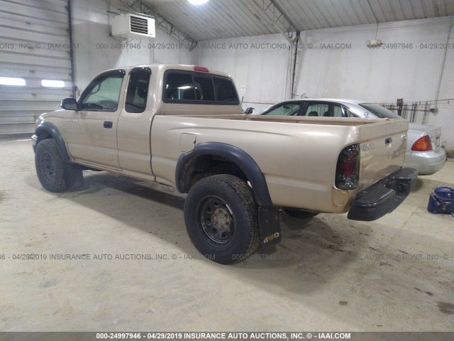 5TEWM72N24Z408411 - 2004 TOYOTA TACOMA XTRACAB GOLD photo 3