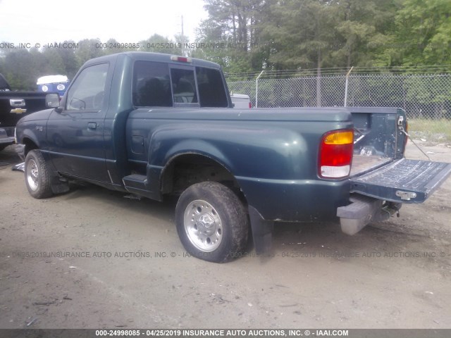 1FTYR10C9WTA66501 - 1998 FORD RANGER GREEN photo 3