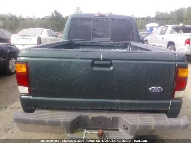 1FTYR10C9WTA66501 - 1998 FORD RANGER GREEN photo 8