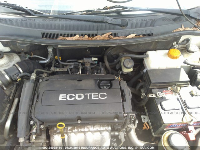 KL1TD56E89B628205 - 2009 CHEVROLET AVEO LS/LT Ақ фото 10