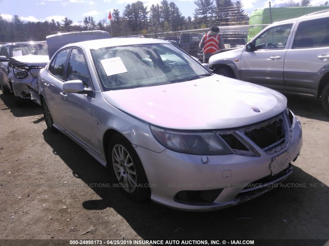 YS3FB49Y581107418 - 2008 SAAB 9-3 2.0T SILVER photo 1