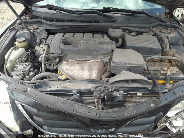 4T1BF3EK6BU137356 - 2011 TOYOTA CAMRY SE/LE/XLE 黑色 照片 10