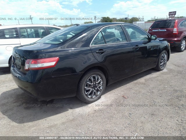 4T1BF3EK6BU137356 - 2011 TOYOTA CAMRY SE/LE/XLE 黑色 照片 4