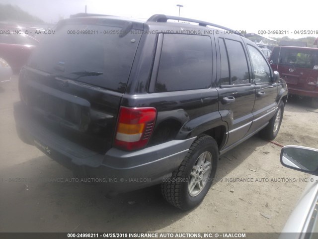 1J4GW48S44C325520 - 2004 JEEP GRAND CHEROKEE LAREDO/COLUMBIA/FREEDOM 黑色 照片 4