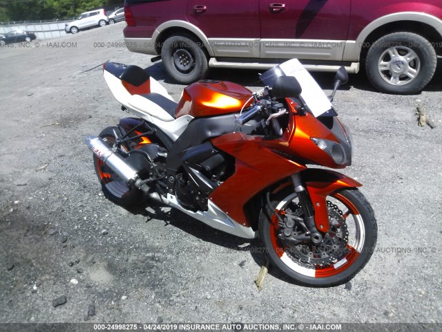 JKAZXCE138A001133 - 2008 KAWASAKI ZX1000 E ORANGE photo 1