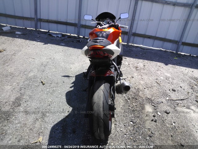 JKAZXCE138A001133 - 2008 KAWASAKI ZX1000 E ORANGE photo 6