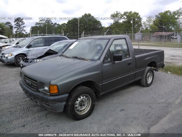 4S1CL11L5P4214478 - 1993 ISUZU CONVENTIONAL SHORT WHEELBASE GRAY photo 2