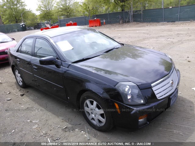 1G6DP577960204143 - 2006 CADILLAC CTS HI FEATURE V6 BLACK photo 1