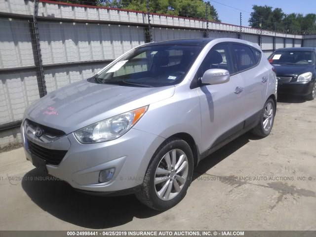 KM8JU3AC8BU172383 - 2011 HYUNDAI TUCSON GLS/LIMITED 银色 照片 2