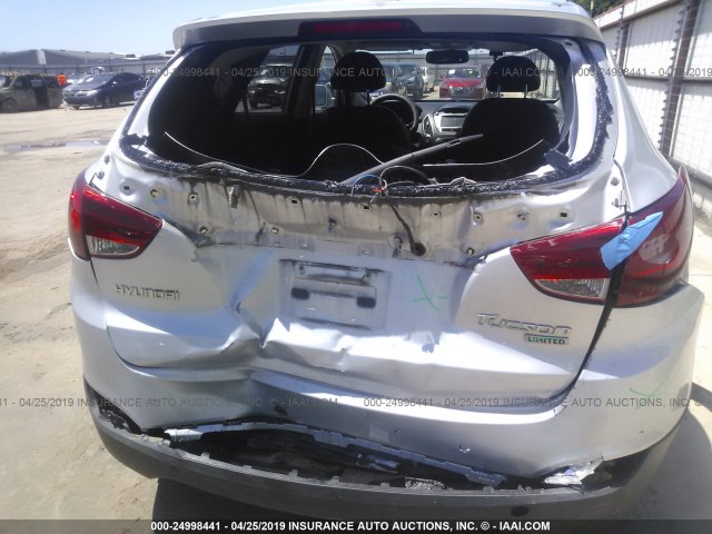 KM8JU3AC8BU172383 - 2011 HYUNDAI TUCSON GLS/LIMITED 银色 照片 6