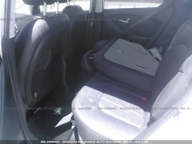 KM8JU3AC8BU172383 - 2011 HYUNDAI TUCSON GLS/LIMITED 银色 照片 8