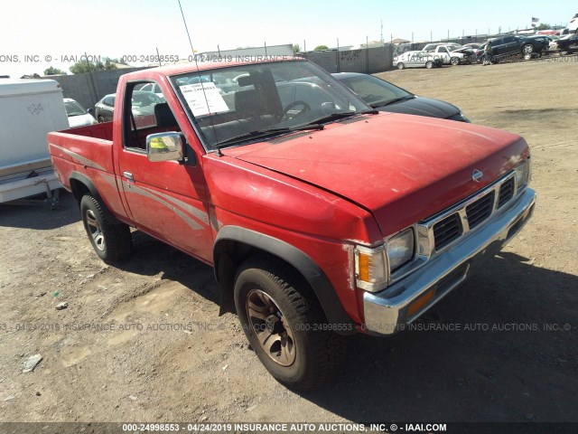 1N6SD11Y0TC373143 - 1996 NISSAN TRUCK XE RED photo 1