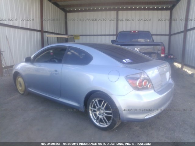JTKDE167180264524 - 2008 TOYOTA SCION TC BLUE photo 3