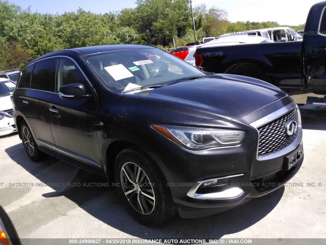 5N1DL0MN5KC527382 - 2019 INFINITI QX60 LUXE/PURE BLACK photo 1