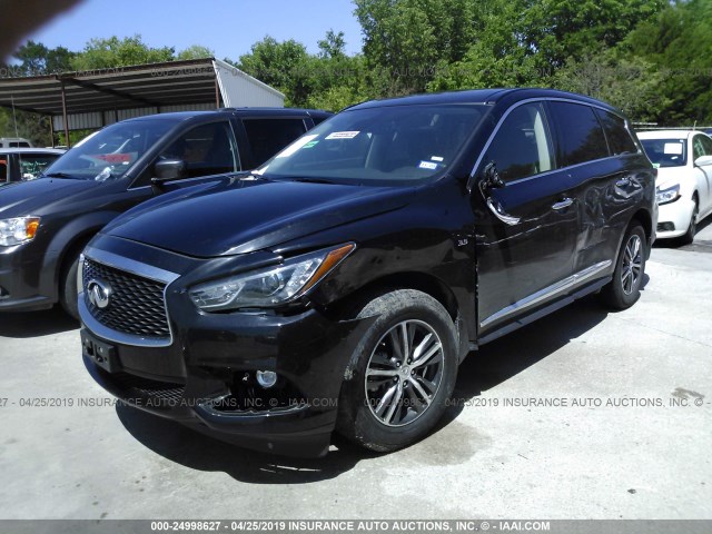 5N1DL0MN5KC527382 - 2019 INFINITI QX60 LUXE/PURE BLACK photo 2