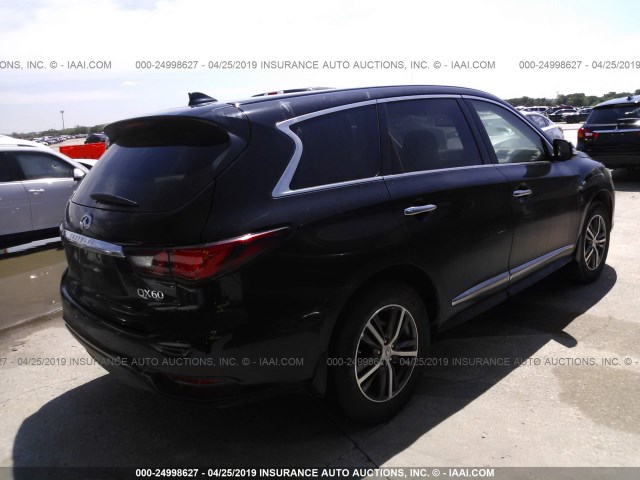 5N1DL0MN5KC527382 - 2019 INFINITI QX60 LUXE/PURE BLACK photo 4