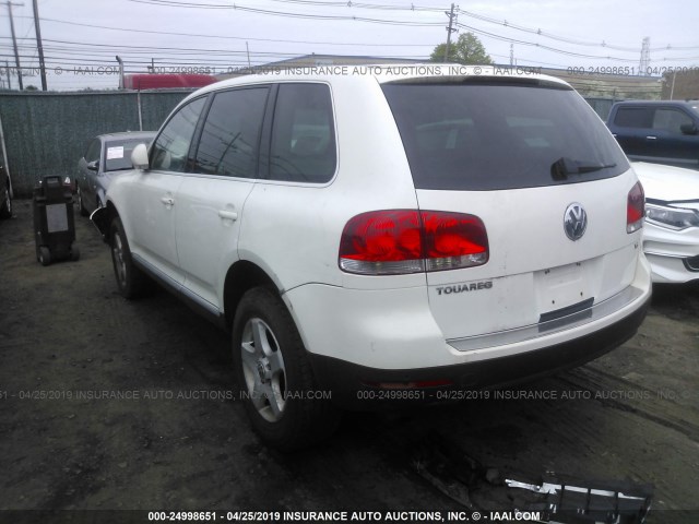 WVGBC77L64D071061 - 2004 VOLKSWAGEN TOUAREG 3.2 WHITE photo 3