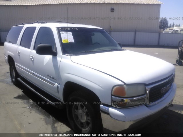 1GKEC16T61J257409 - 2001 GMC YUKON XL C1500 WHITE photo 1