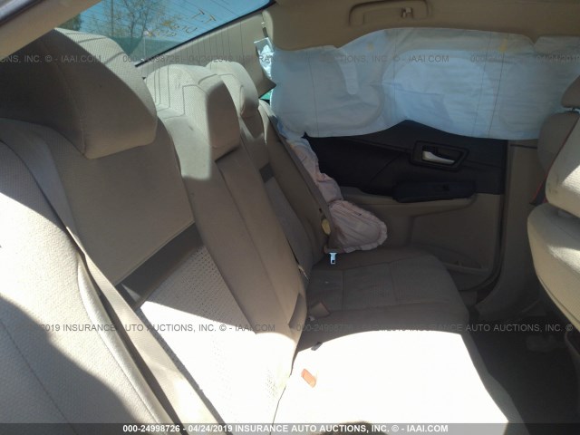 4T4BF1FK8ER384486 - 2014 TOYOTA CAMRY L/SE/LE/XLE 红色 照片 8