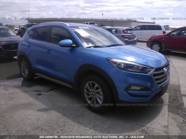 KM8J33A42JU704155 - 2018 HYUNDAI TUCSON LIMITED/SPORT AND ECO/SE BLUE photo 1