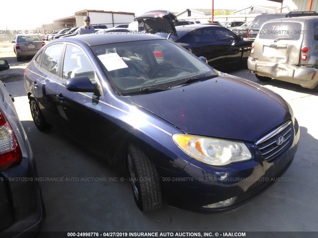 KMHDU46D48U540958 - 2008 HYUNDAI ELANTRA GLS/SE/LIMITED BLUE photo 1