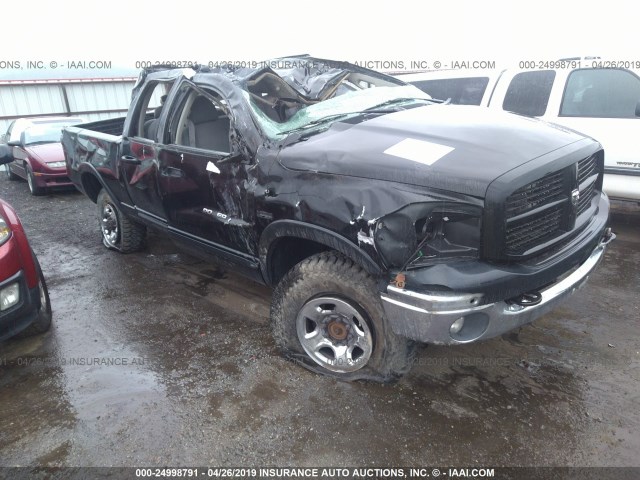 3D7KS28D57G766209 - 2007 DODGE RAM 2500 ST/SLT BLACK photo 1