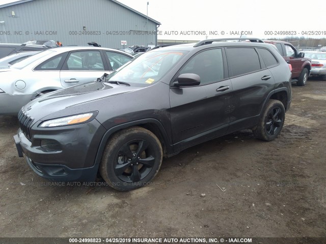 1C4PJMCB0FW745921 - 2015 JEEP CHEROKEE LATITUDE GRAY photo 2