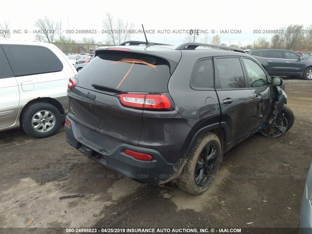 1C4PJMCB0FW745921 - 2015 JEEP CHEROKEE LATITUDE GRAY photo 4