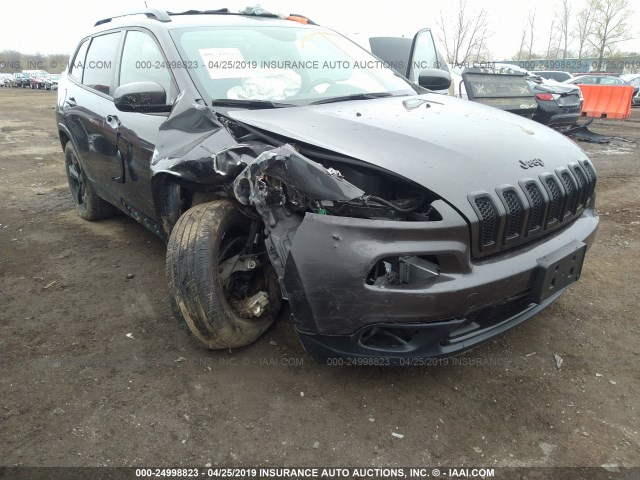 1C4PJMCB0FW745921 - 2015 JEEP CHEROKEE LATITUDE GRAY photo 6