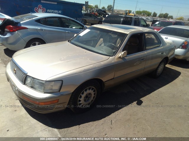 JT8UF11E2N0108075 - 1992 LEXUS LS 400 Champagne photo 2