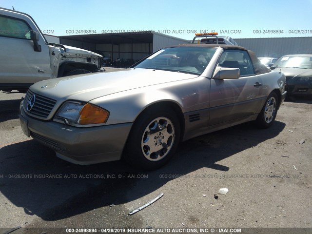 WDBFA63E6RF102770 - 1994 MERCEDES-BENZ SL 320 GOLD photo 2