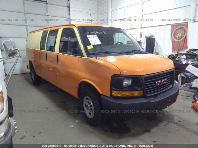 1GTW7GCA5C1179928 - 2012 GMC SAVANA G2500 ORANGE photo 1