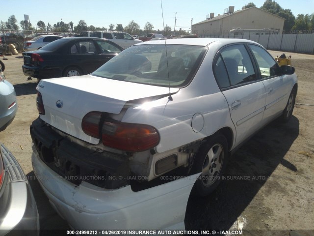 1G1ND52F85M236008 - 2005 CHEVROLET CLASSIC WHITE photo 4