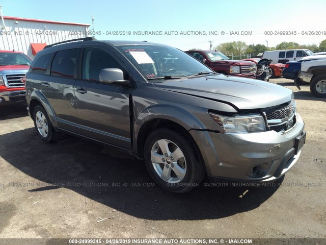 3C4PDCBG6CT355504 - 2012 DODGE JOURNEY SXT GRAY photo 1