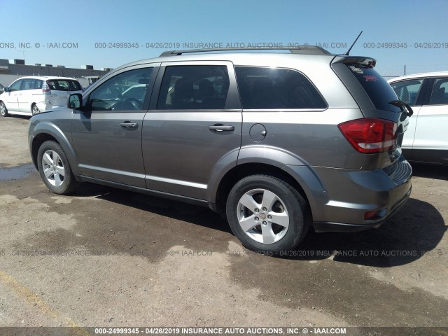 3C4PDCBG6CT355504 - 2012 DODGE JOURNEY SXT GRAY photo 3