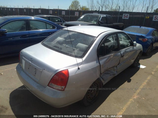 KMHDN45D13U678934 - 2003 HYUNDAI ELANTRA GLS/GT SILVER photo 6