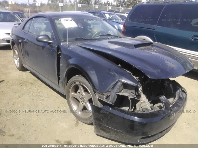 1FAFP42X03F426544 - 2003 FORD MUSTANG GT BLACK photo 1