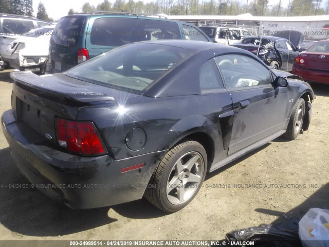 1FAFP42X03F426544 - 2003 FORD MUSTANG GT BLACK photo 4