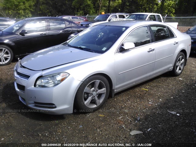 1G1ZC5E08CF222963 - 2012 CHEVROLET MALIBU 1LT 银色 照片 2