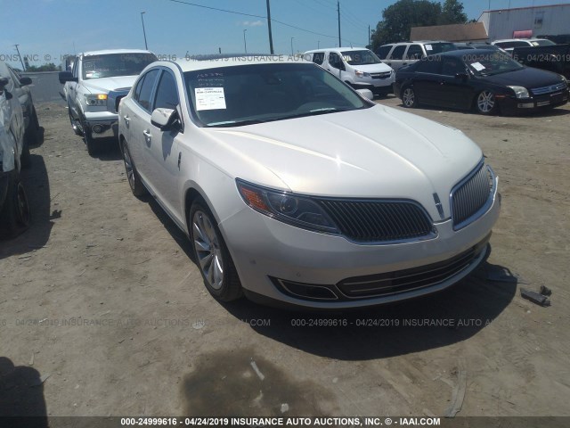 1LNHL9DK9DG616962 - 2013 LINCOLN MKS WHITE photo 1