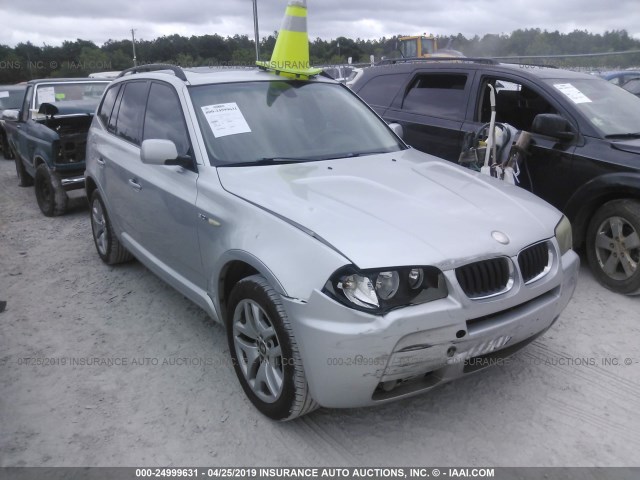 WBXPA934X6WG90429 - 2006 BMW X3 3.0I SILVER photo 1