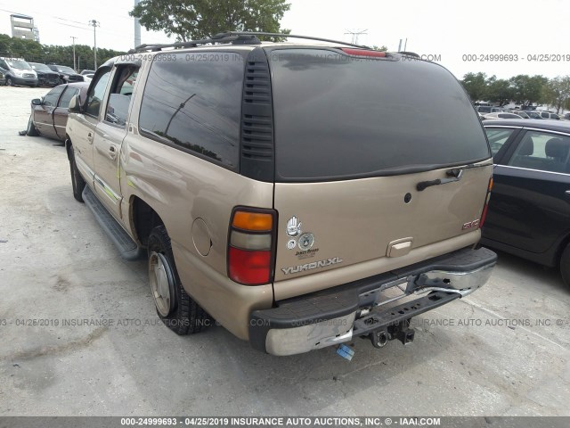 3GKEC16Z95G192650 - 2005 GMC YUKON XL C1500 GOLD photo 3