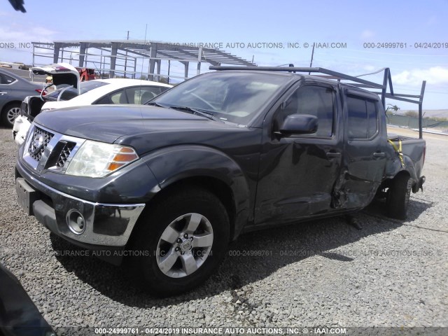 1N6AD0ER7AC440911 - 2010 NISSAN FRONTIER CREW CAB SE/LE/NISMO BLACK photo 2