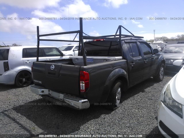 1N6AD0ER7AC440911 - 2010 NISSAN FRONTIER CREW CAB SE/LE/NISMO BLACK photo 4