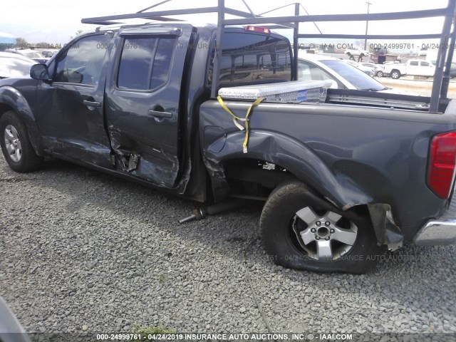 1N6AD0ER7AC440911 - 2010 NISSAN FRONTIER CREW CAB SE/LE/NISMO BLACK photo 6