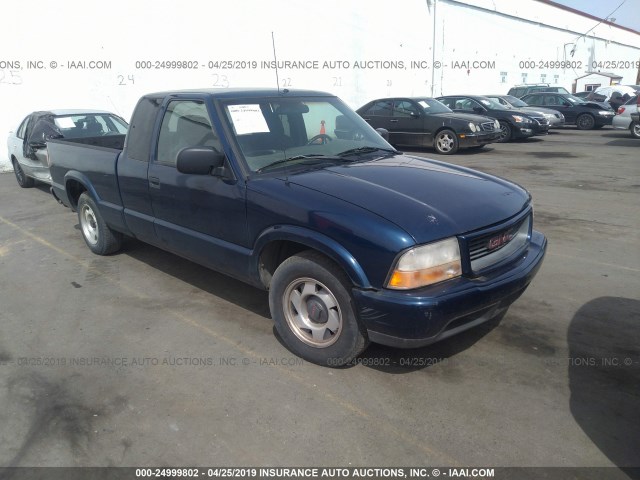 1GTCS19W4Y8130364 - 2000 GMC SONOMA BLUE photo 1